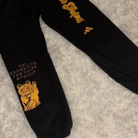 Men’s adidas originals lucky cat bascat sweat pants size small - Picture 8 of 10